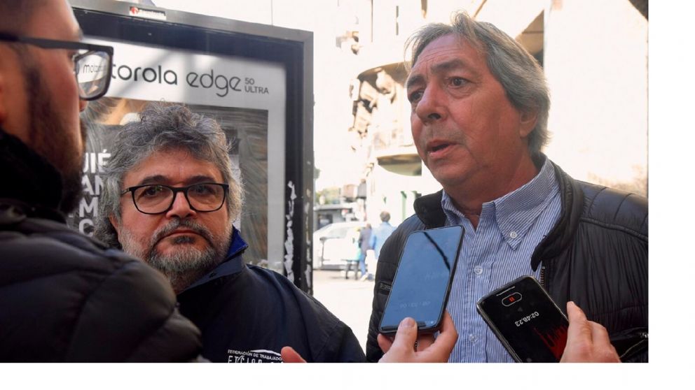 Daniel Yofra y Daniel Succi, sindicalistas aceiteros