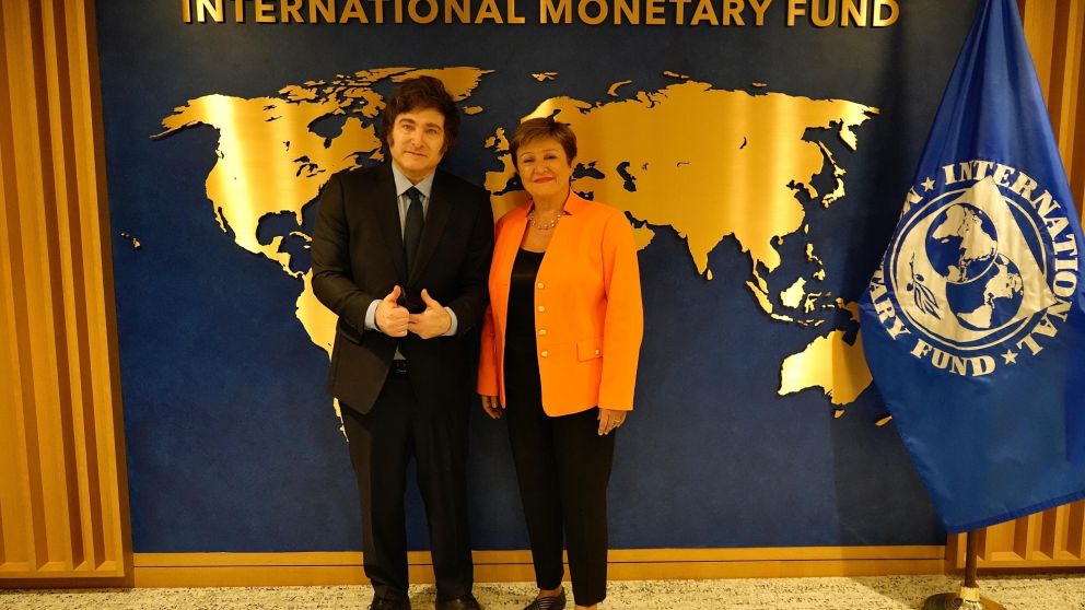 Javier Milei se reunió con la titular del FMI.