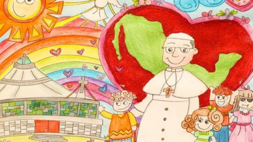 "Querido Papa Francisco, te regalo un dibujo...':
