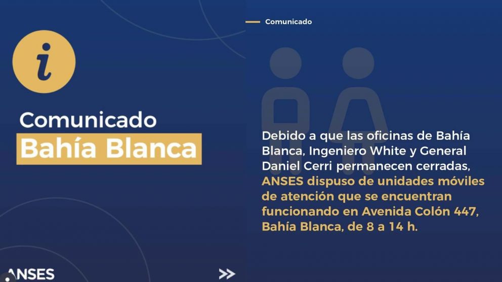 Mensaje de Capital Humano para los titulares de Anses en Bahía Blanca