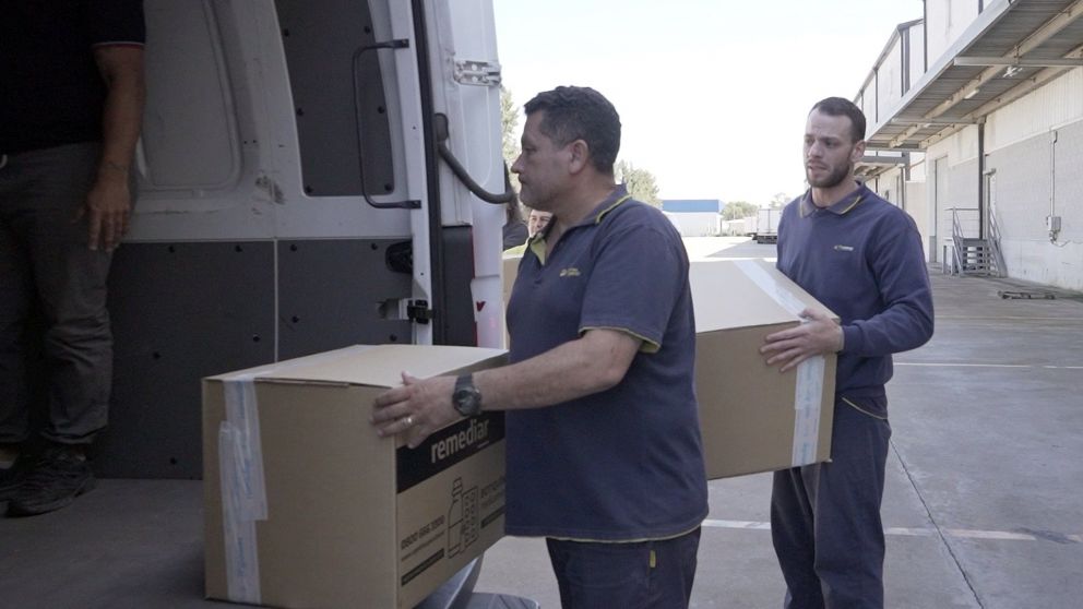 El Ministerio de Salud envi� kits con medicamentos y puso en funcionamiento un hospital movil