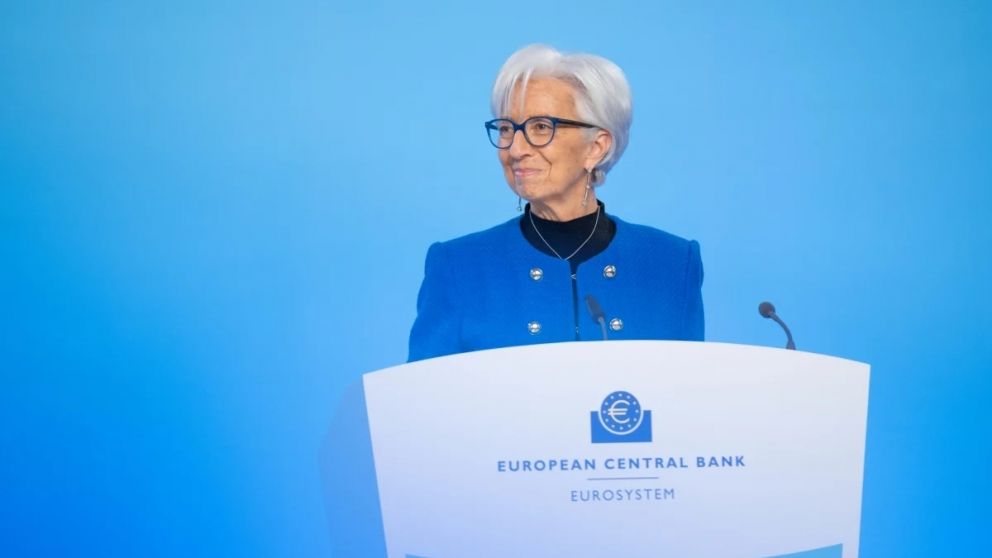La presidenta del BCE, Christine Lagarde, admitió que la inflación doméstica sigue siendo elevada.