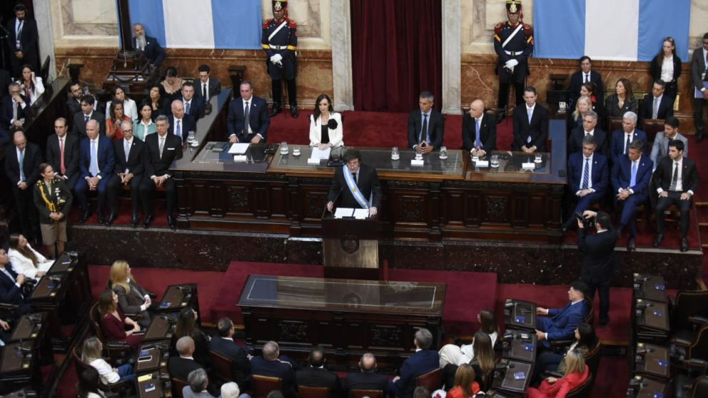 Javier Milei habló por más de una hora