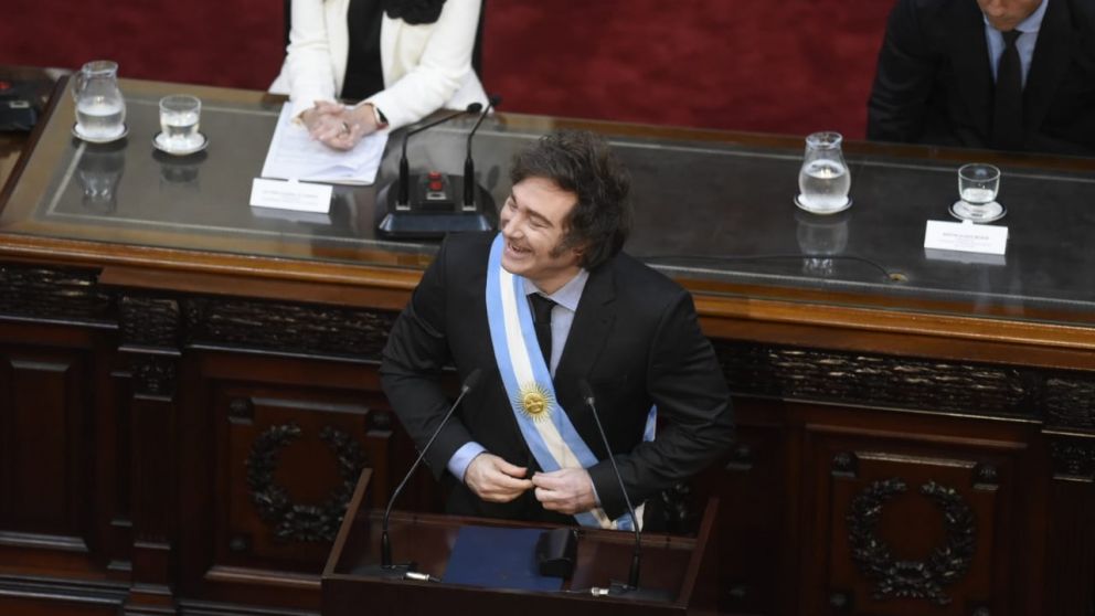 Javier Milei, con un discurso autocelebratorio, prometió más motosierra y leyes penales más duras