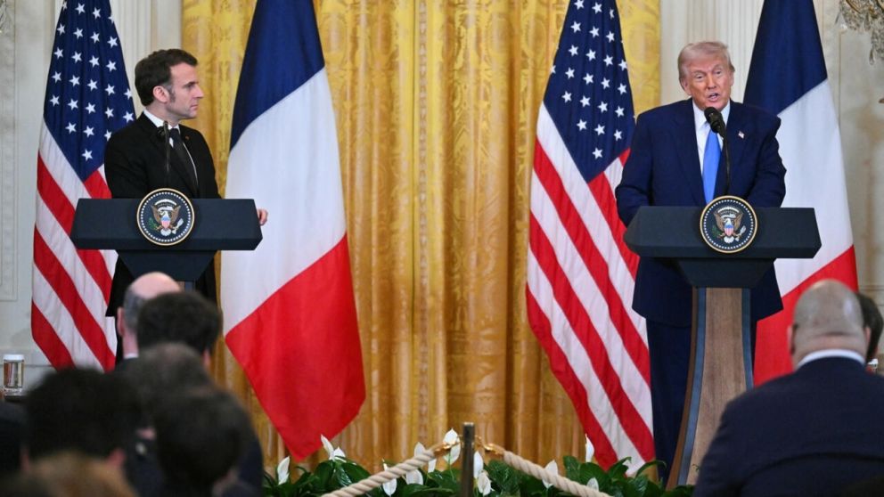 Macron y Trump dialogaron sobre el conflicto en Ucrania en Washington
