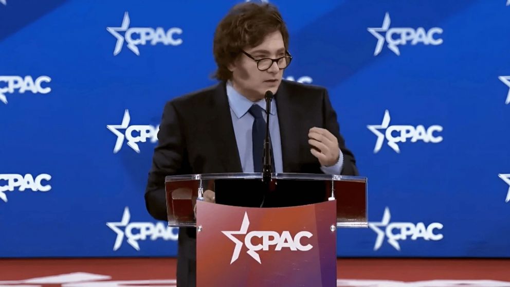 Milei se pronunci� ante cientos de asistentes de la CPAC