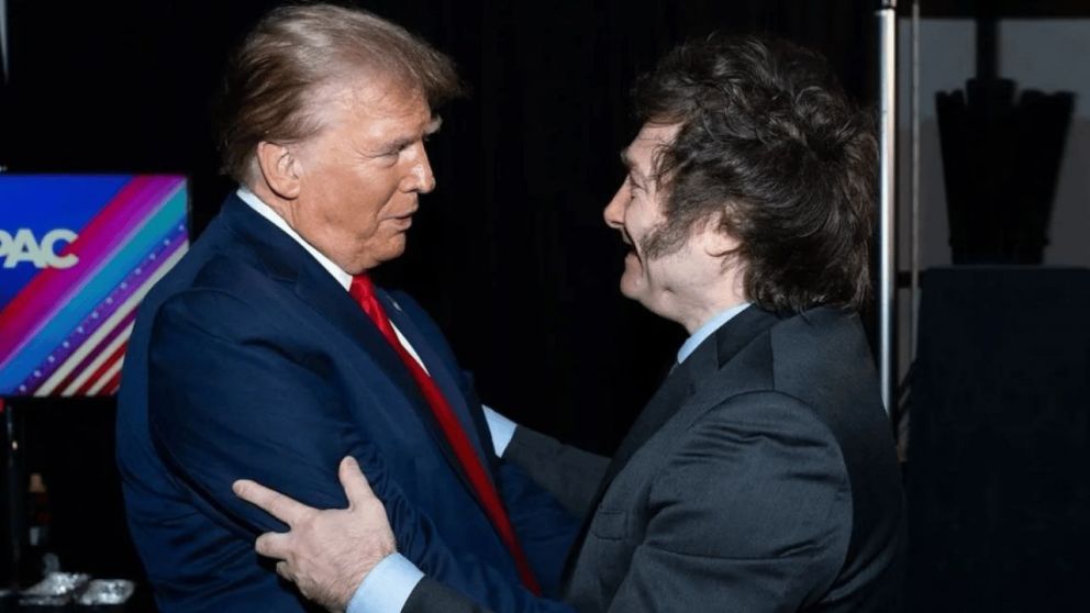 Donald Trump publicó un mensaje en respaldo a Javier Milei.
