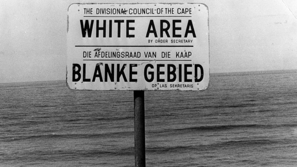 Zona blanca: el apartheid