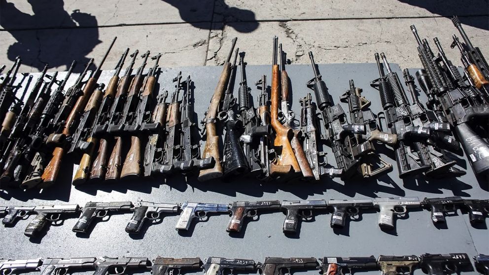 El 60,5% de las armas identificadas provenían de Estados Unidos