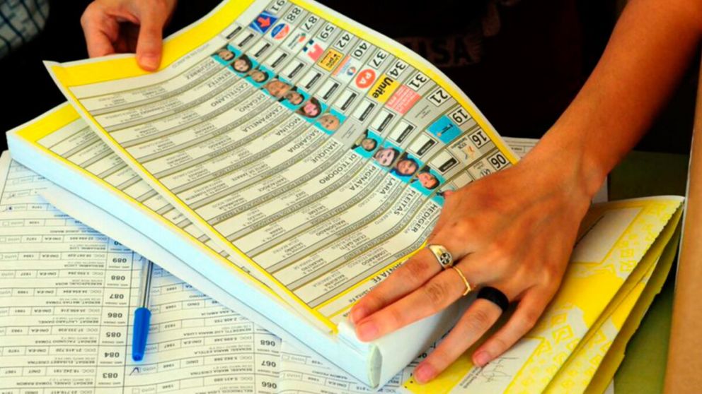 Todos los candidatos estarán en la misma papeleta
