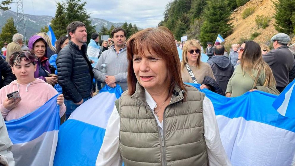 Patricia Bullrich anunció la detención de Facundo Jones Huala en El Bolsón
