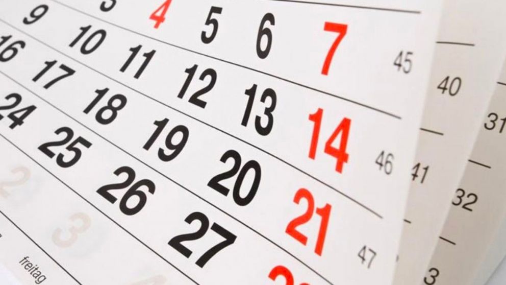 Feriados 2025: calendario confirmado