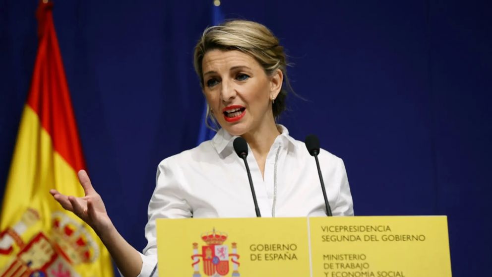 Yolanda Diaz, ministra de Trabajo e impulsora del proyecto de rebaja de la jornada