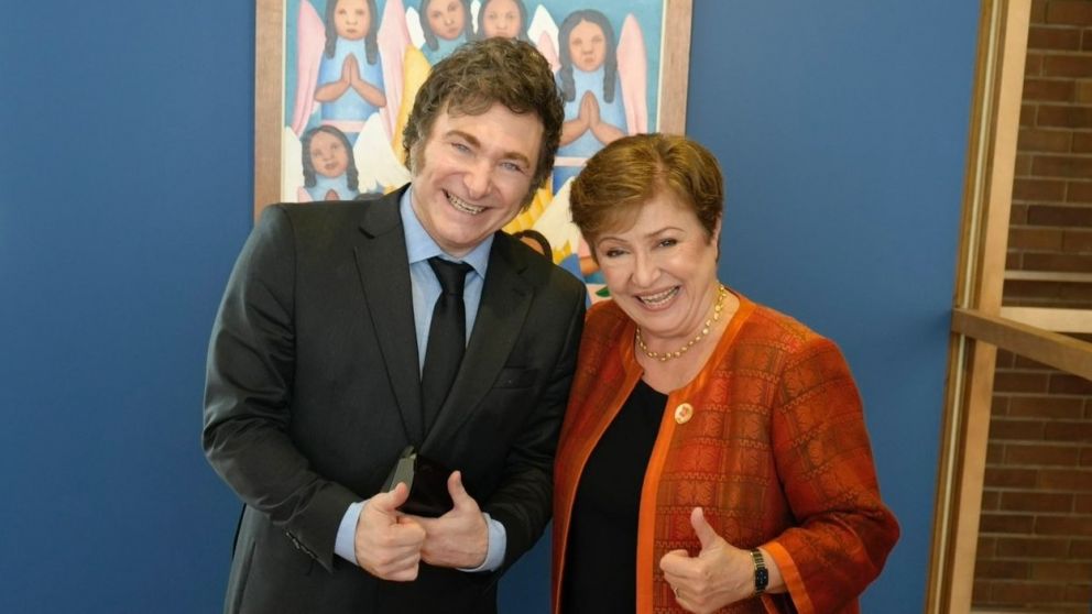 El plan de Javier Milei fue elogiado por Kristalina Georgieva.