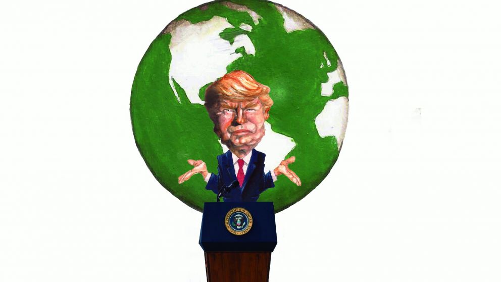 En su discurso, no mencionó nada sobre tarifas a las importaciones chinas.