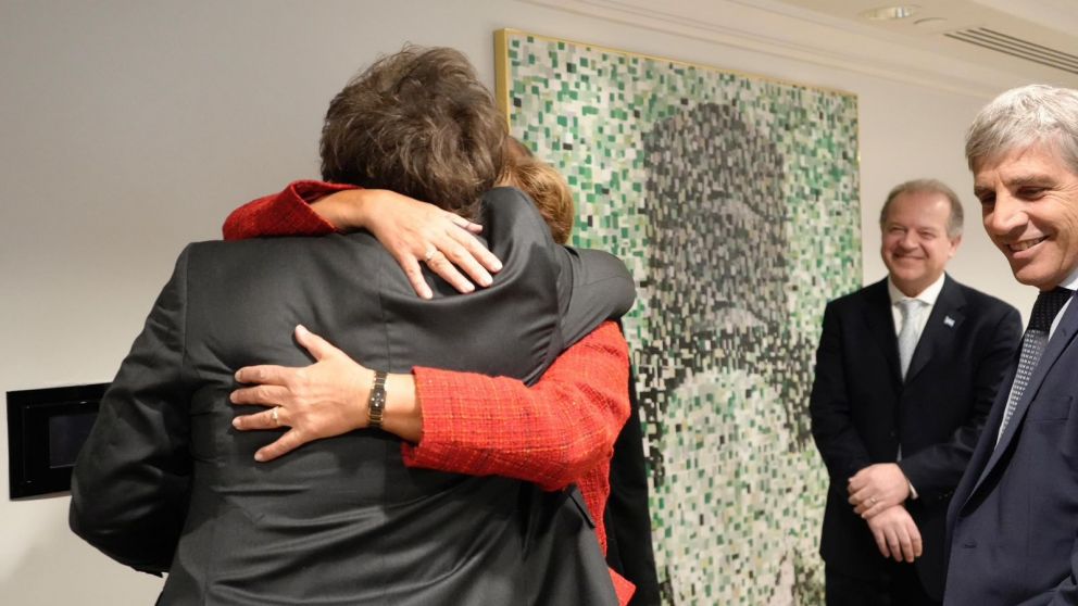 Javier Milei con Kristalina Georgieva