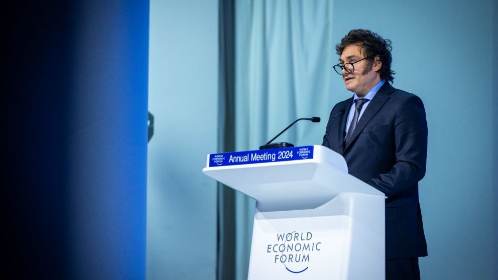 El año pasado, en Davos, Milei fue muy critico con las organizaciones multilaterales