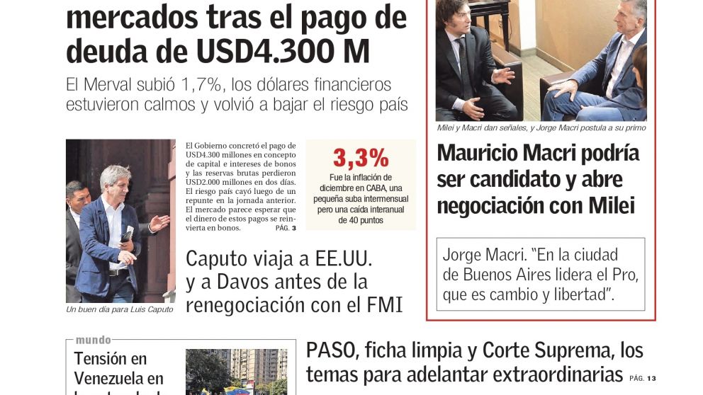 La tapa de BAE Negocios