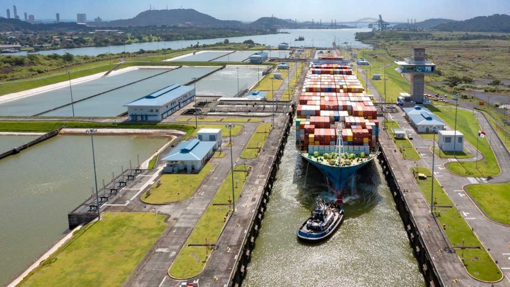 Imagen del Canal de Panamá.