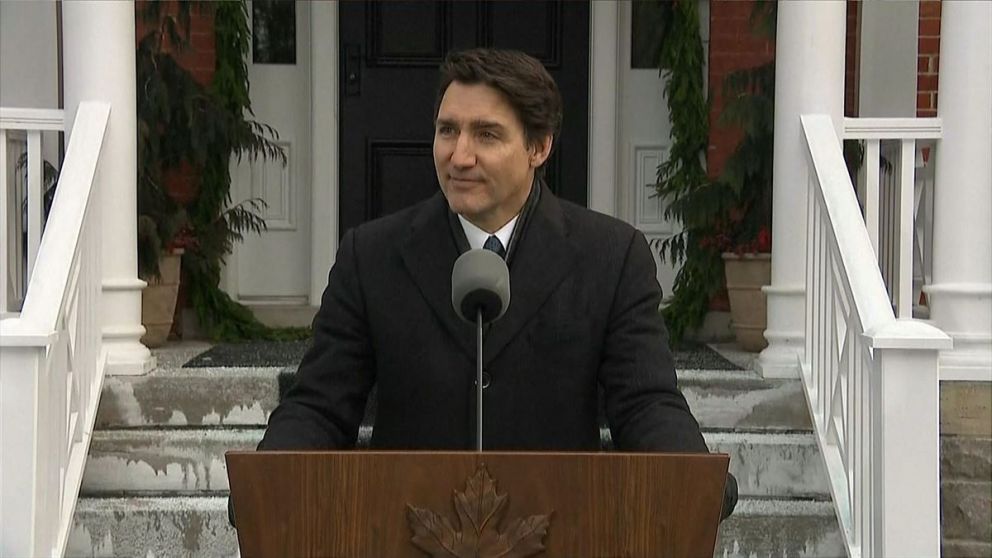 Trudeau seguir� como primer ministro hasta que su partido designe otro l�der