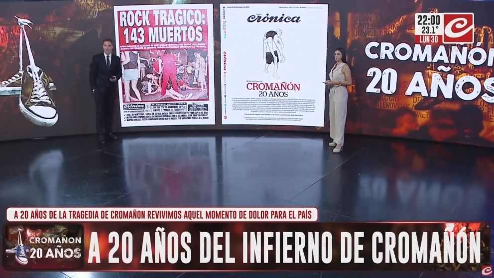 El especial de Crónica HD a 20 años de la tragedida de Cromañón.