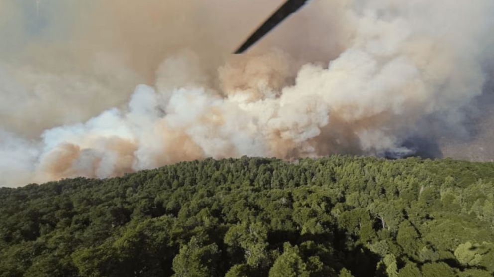La zona está ubicada a unos 60 kilómetros de Bariloche