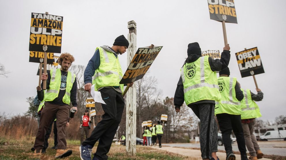 Trabajadores de Amazon terminan la huelga en EE.UU.