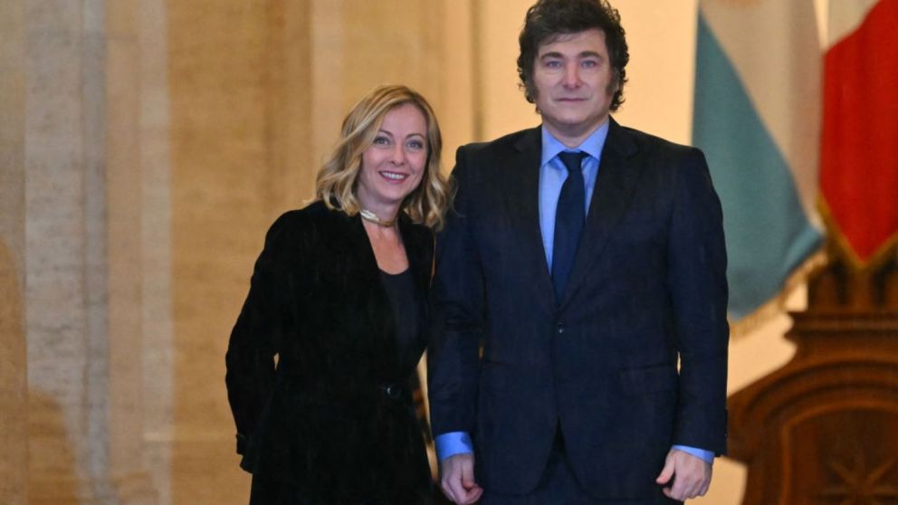 Giorgia Meloni habló sobre su vínculo con Javier Milei