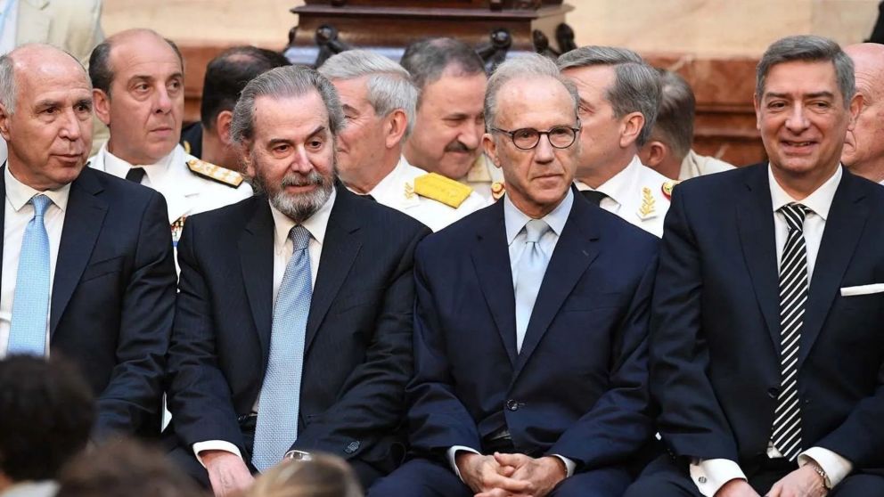 Los supremos en la asunción de Javier Milei