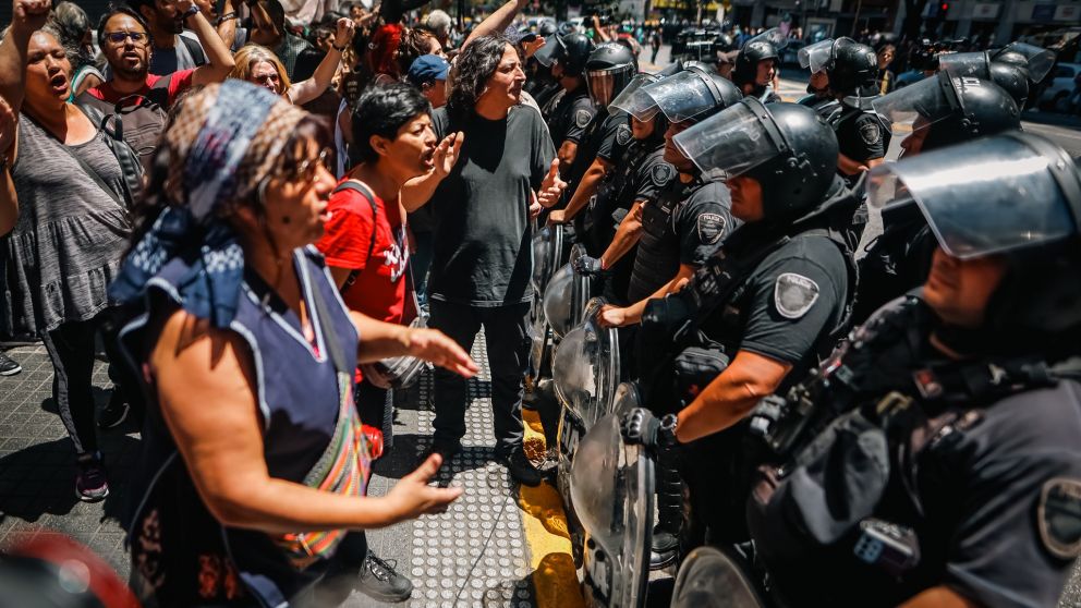 Amnistía Internacional publicó cifras alarmantes de hechos represivos que dejó el Protocolo Anti-piquetes de Bullrich