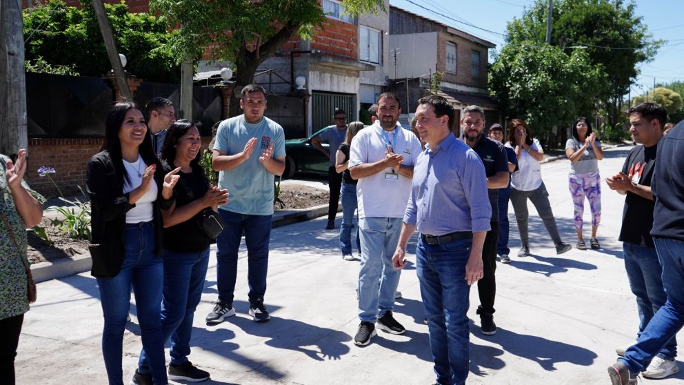 El intendente Andrés Watson supervisó las tareas.