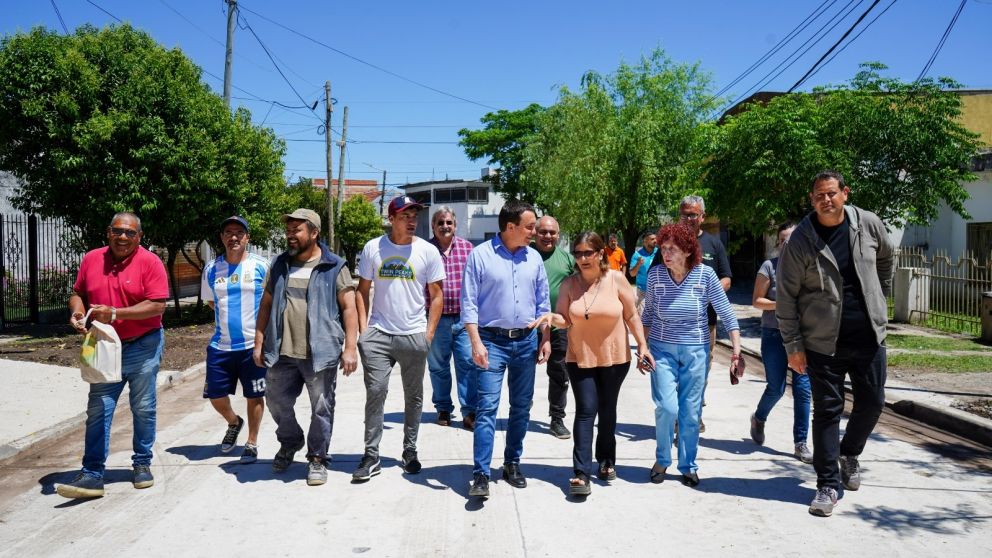 Finalizó la pavimentación de la calle Finochietto en San Eduardo.