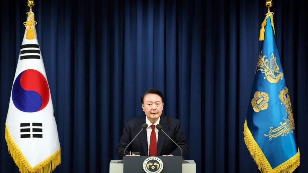 El presidente de Corea del Sur, Yoon Suk-yeol