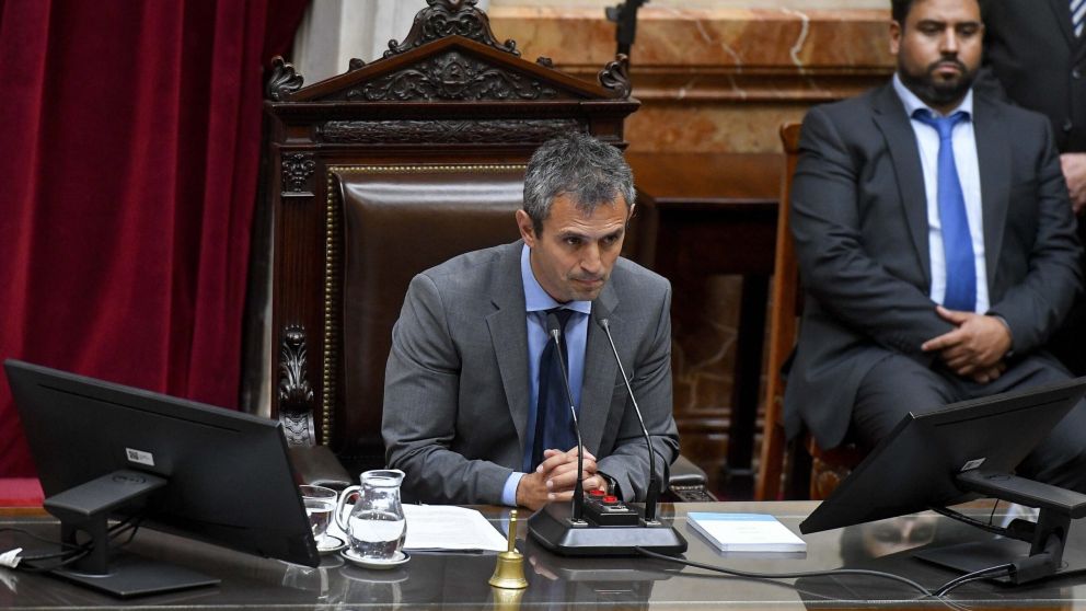 Reunión con Menem, Pichetto y Carreño