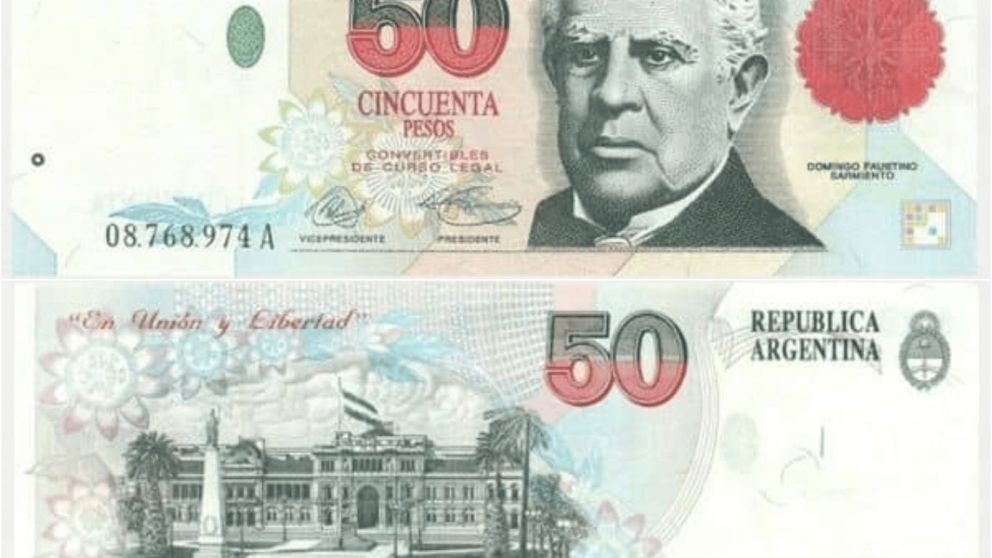 El viejo billete de $50 argentinos que puede valer hasta $150.000