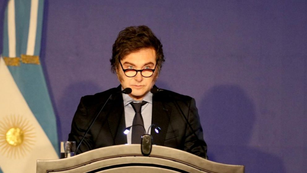 Javier Milei habló en el Encuentro Empresarial Argentina Israel.