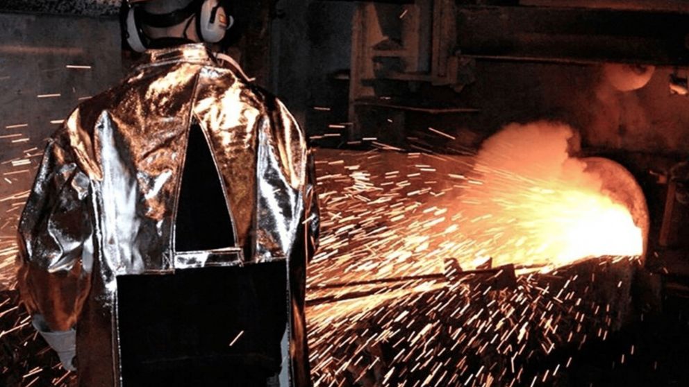 La industria metalúrgica registró en agosto último una nueva caída en términos interanuales (Imagen ilustrativa)