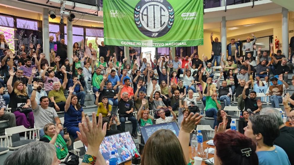 El plenario de ATE decretó un paro nacional y movilización para el 5 de diciembre