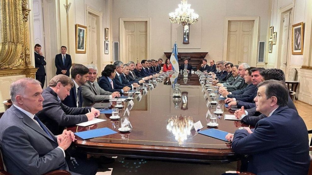 Milei recibe a m�s gobernadores en Casa Rosada
