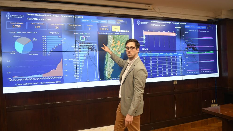 Mauro Bertolini, responsable designado por el Gobierno nacional para manejar la estrategia contra el dengue. (Rubén Paredes/Crónica)