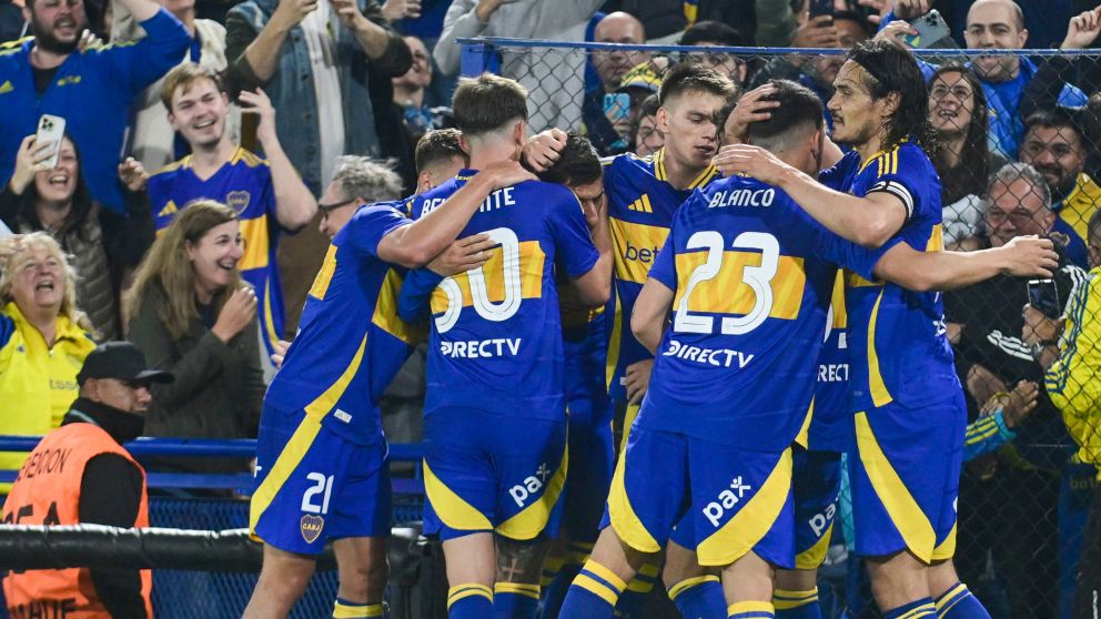 Boca festeja en La Bombonera