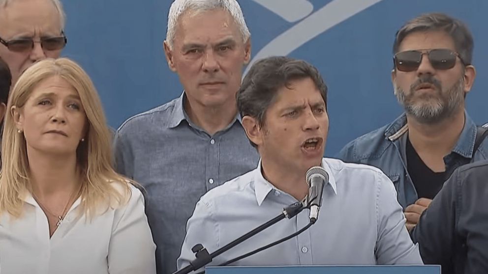 Axel Kicillof habló en Berisso.