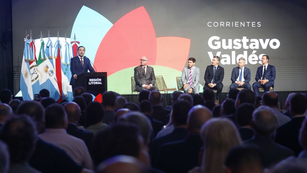 "Hoy suscribiremos el Tratado de Integración de la Región Litoral", anunció Valdes, luego del encuentro de gobernadores.