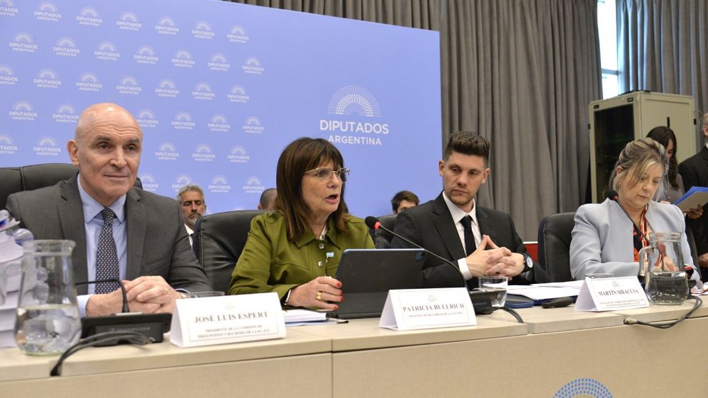 Presupuesto: Bullrich defendió en Diputados la política de seguridad de Milei