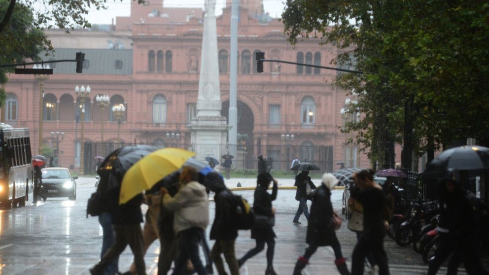 Lluvia negra en Argentina
