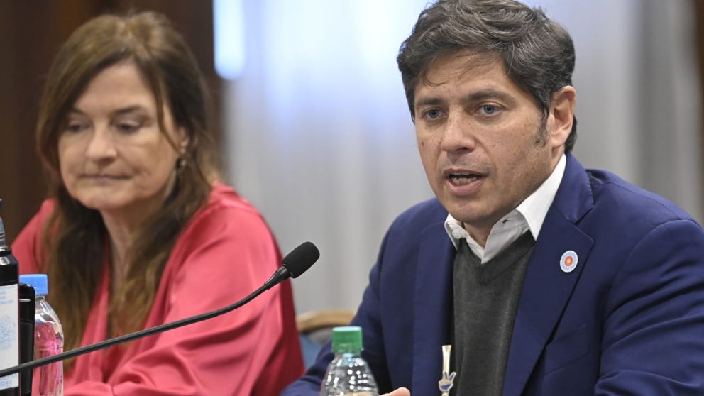 Axel reapareci� este martes tras la aceptaci�n de Cristina a presidir el PJ.