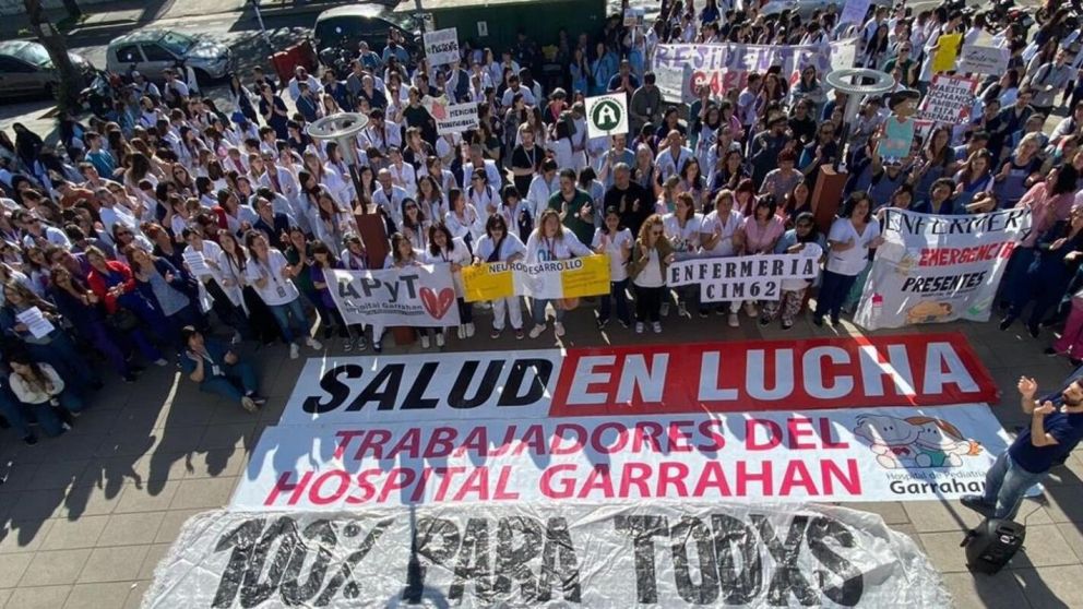 Médicos del Garrahan anunciaron un paro total por 48 horas