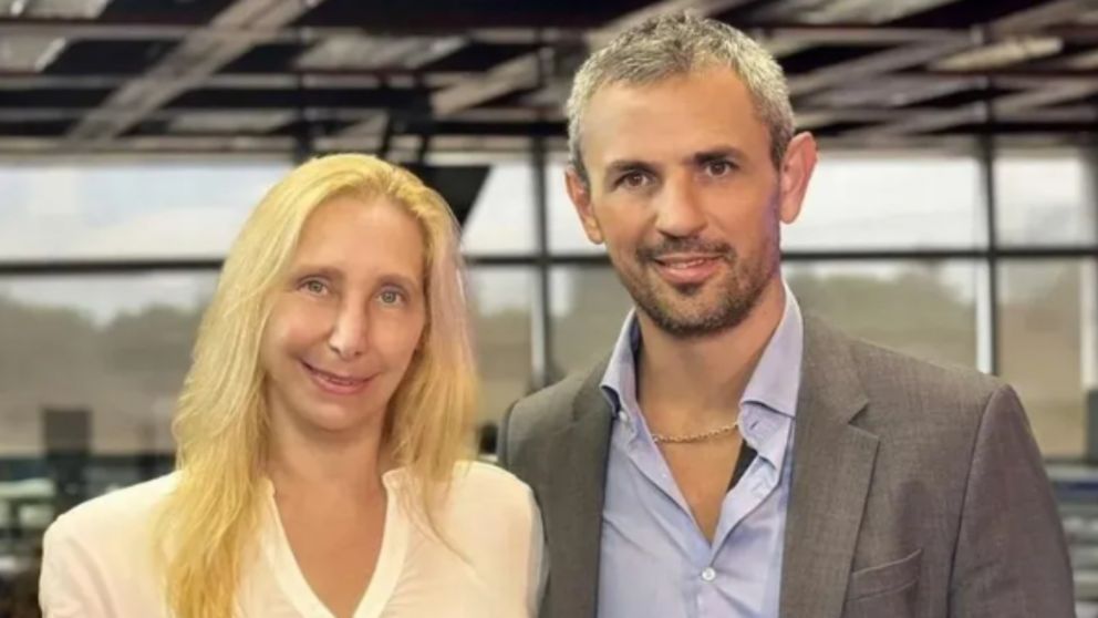 Karina Milei y Martín Menem, juntos en un acto partidario.