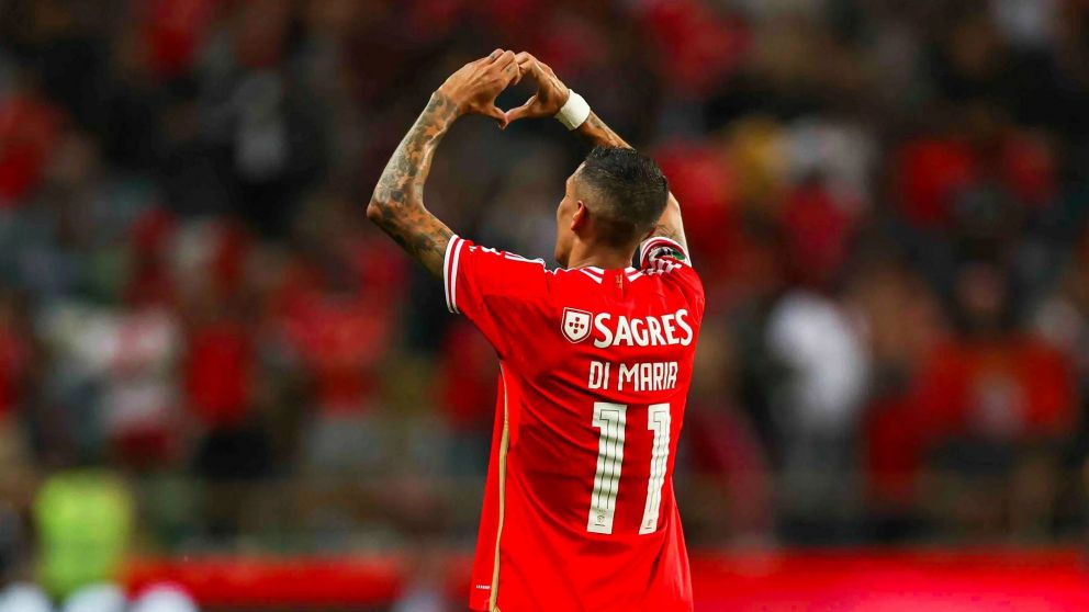 Di María en el Benfica
