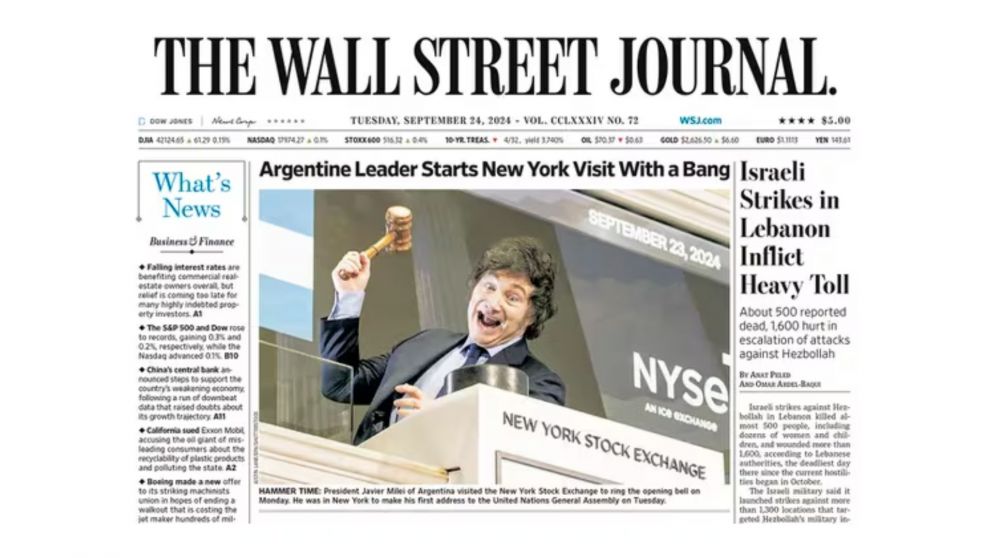 Javier Milei en Estados Unidos